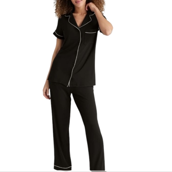 TOMMY JOHN DOWNTIME‎ PAJAMA SET BLACK/WHITE M